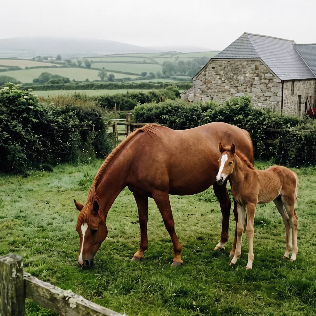 Élevage de chevaux au Les Écuries de l’Emeraude, Saint-Sauveur